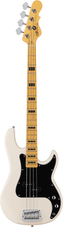 G & L - Tribute LB-100 Olympic White, Ahorngriffbrett